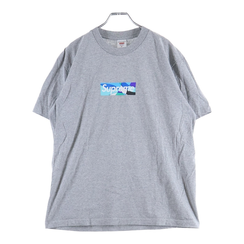 SUPREME(シュプリーム) 21SS Emilio Pucci Box Logo Tee エミリオ プッチ ボックスロゴ クルーネック半袖Tシャツ カットソー グレー