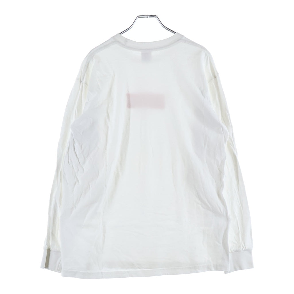 SUPREME(シュプリーム) 20AW Box Logo L/S Tee ボックスロゴ クルーネック長袖Tシャツカットソー ロンT ホワイト