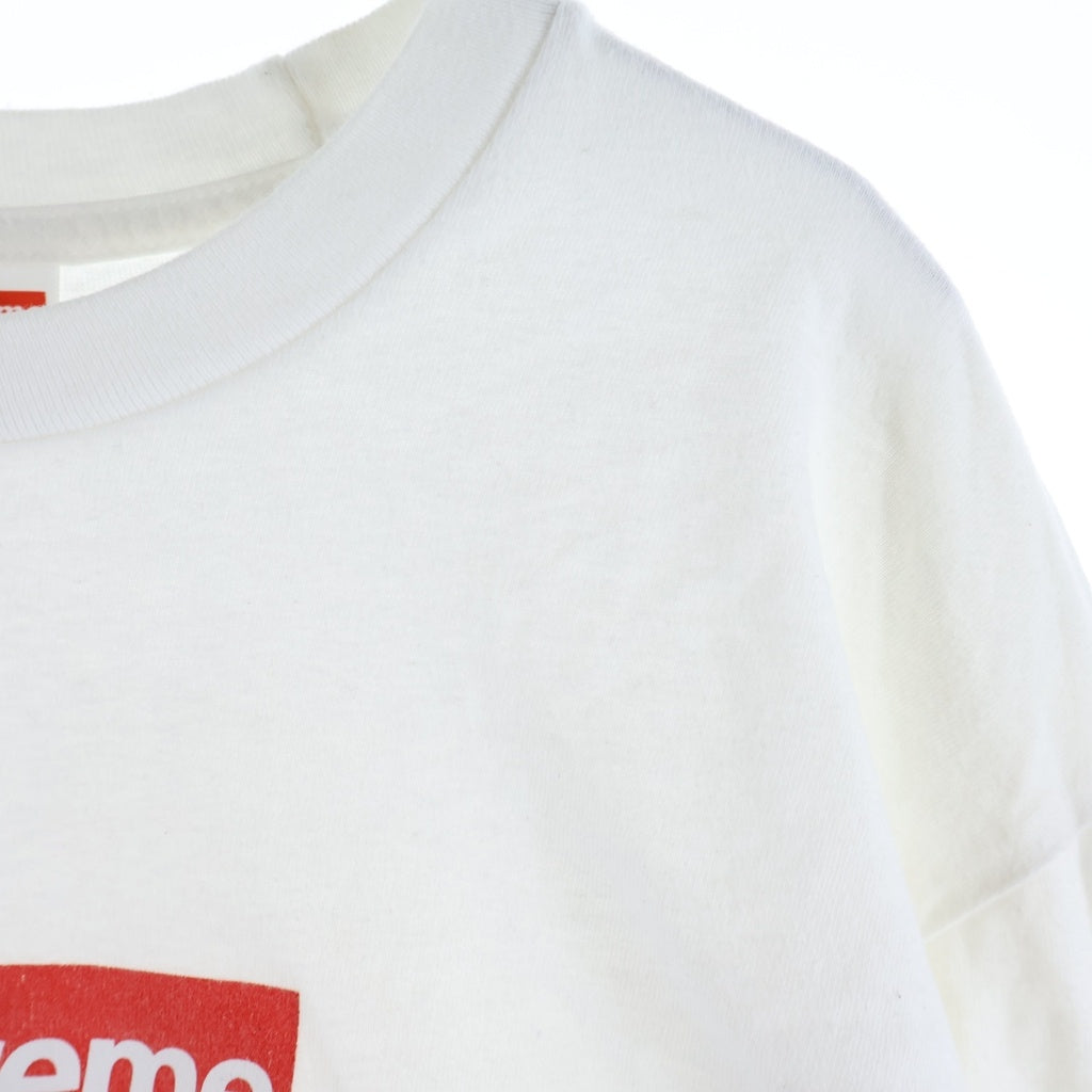 SUPREME(シュプリーム) 20AW Box Logo L/S Tee ボックスロゴ クルーネック長袖Tシャツカットソー ロンT ホワイト