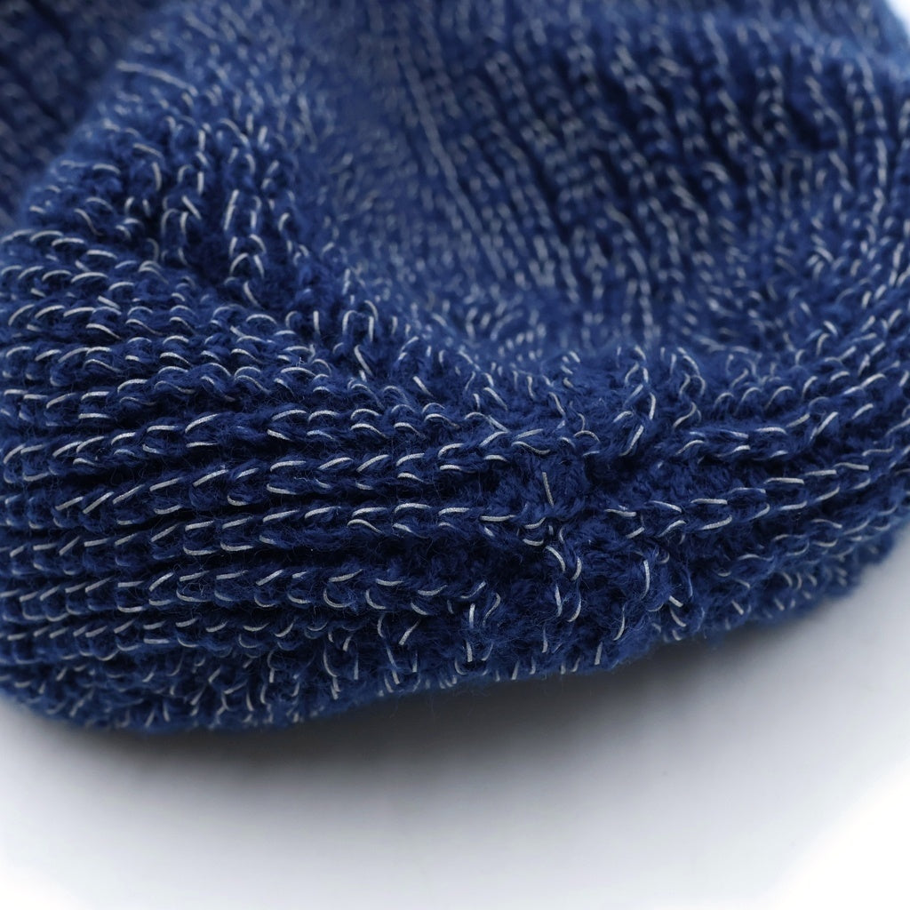SUPREME(シュプリーム) 17AW Reflective Loose Gauge Beanie リフレクティブ ルーズ ゲージ ニットビーニー 帽子 ネイビー
