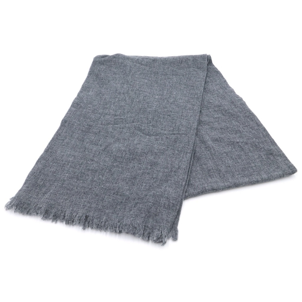 Yohji Yamamoto POUR HOMME(ヨウジヤマモト プールオム) 23AW WOOL STALL ウールストール マフラー グレー HJ-L01-164