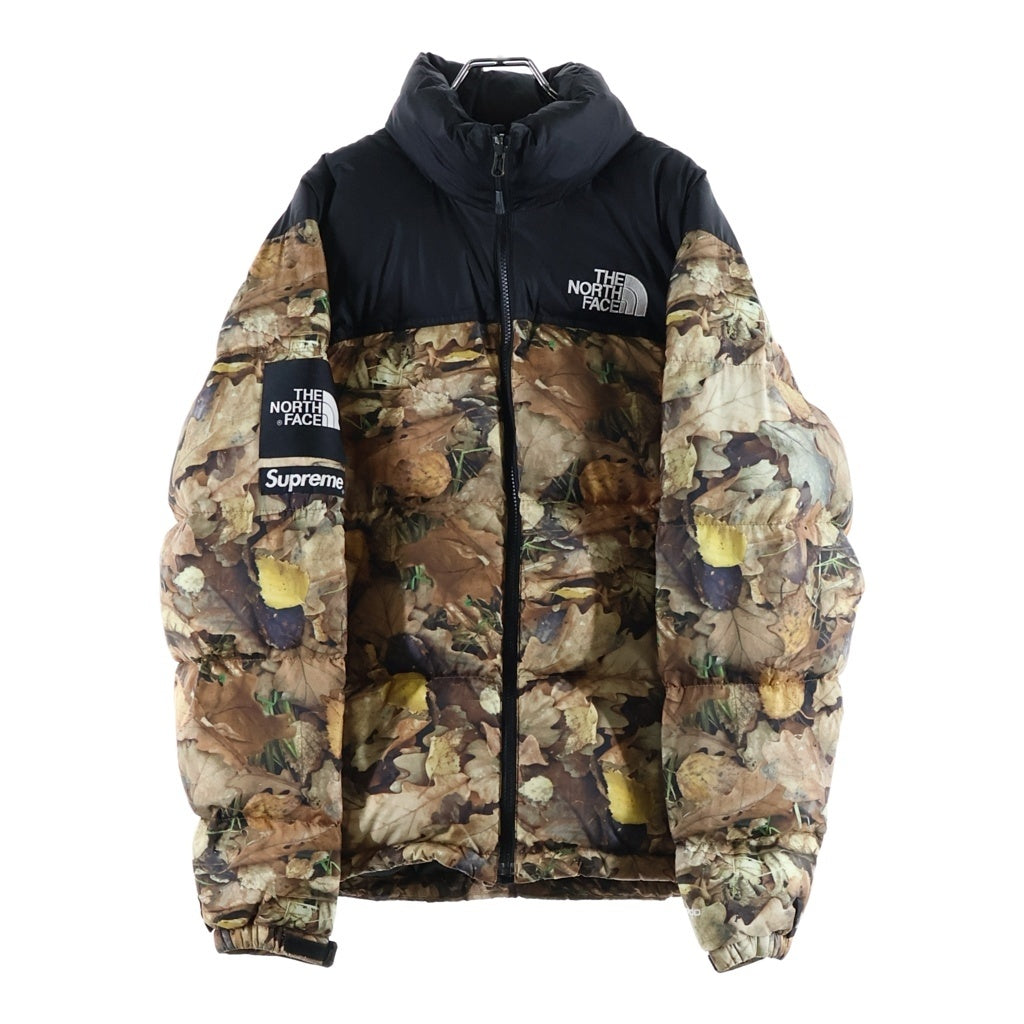 SUPREME(シュプリーム) 16AW×THE NORTH FACE Nuptse Down Jacket Leaves ノースフェイス ヌプシ ダウンジャケット リーブス ブラウン ND516021