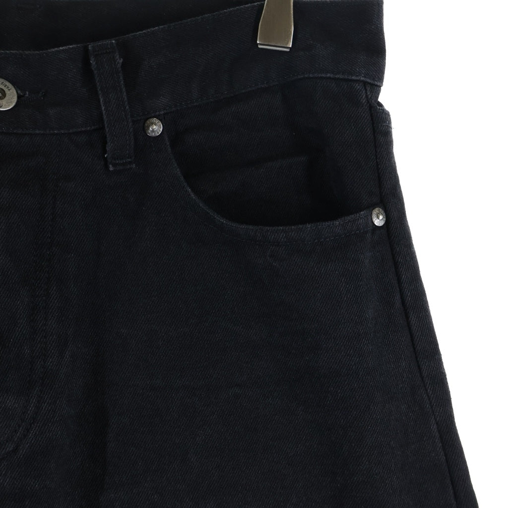 PARADOXE PARIS(パラドークス パリ) BIG BAGGY DENIM PANTS ダメージ加工 ビッグバギーデニムパンツ ジーンズ ブラック