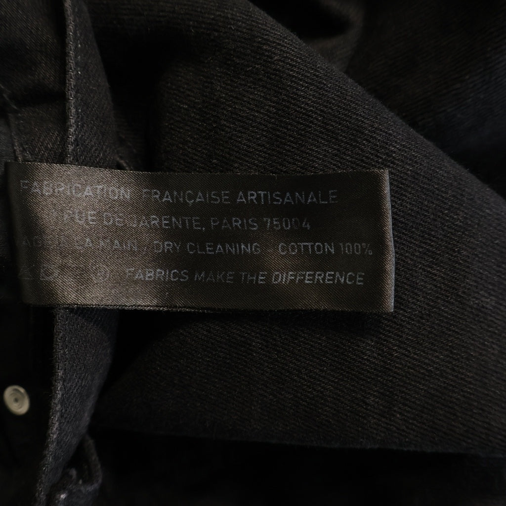 PARADOXE PARIS(パラドークス パリ) BIG BAGGY DENIM PANTS ダメージ加工 ビッグバギーデニムパンツ ジーンズ ブラック