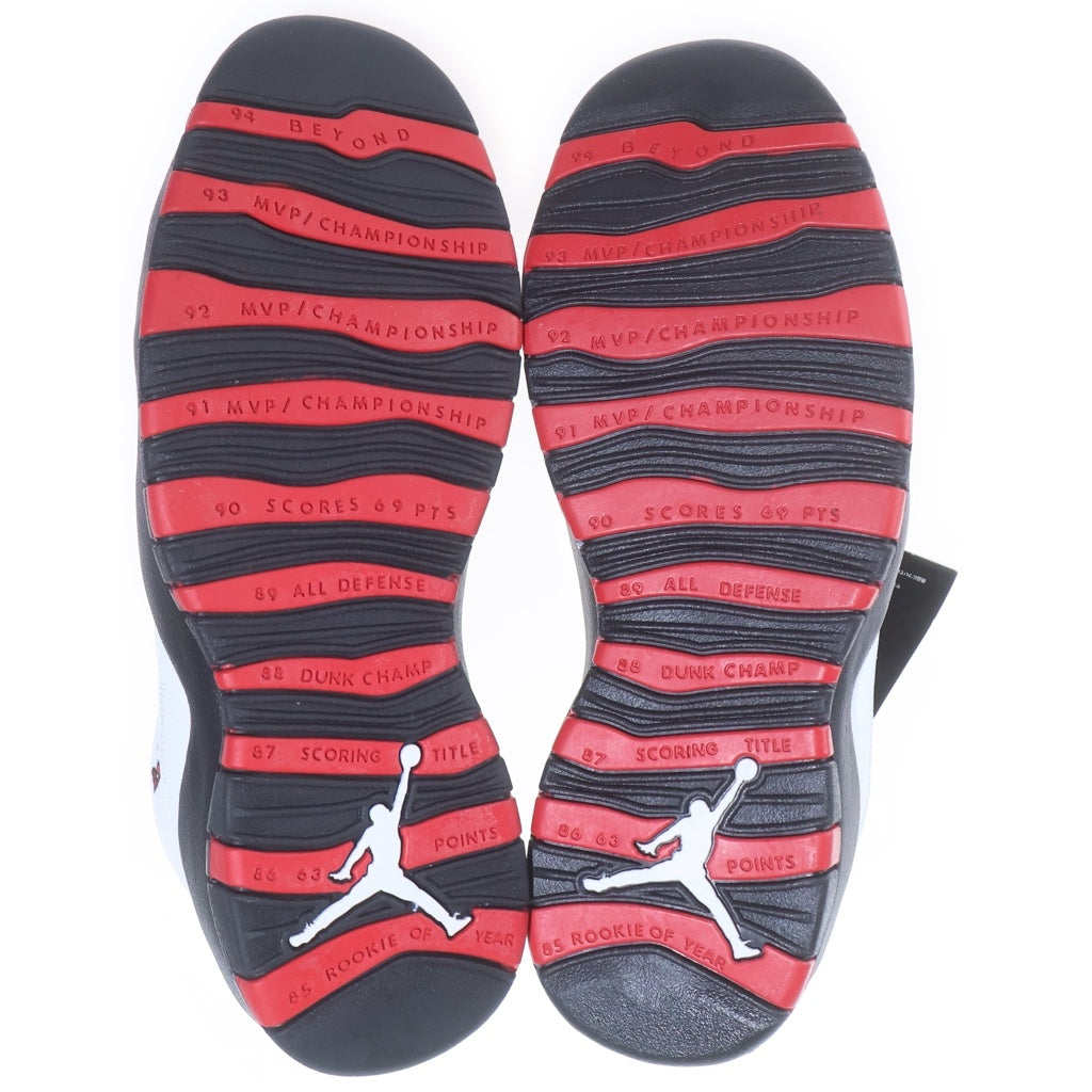 NIKE(ナイキ) 【観賞用2015年製】 Air Jordan 10 Retro Double Nickel エアジョーダン10 レトロ ダブルニッケル ハイカットスニーカー US10/28cm ホワイト 310805 102