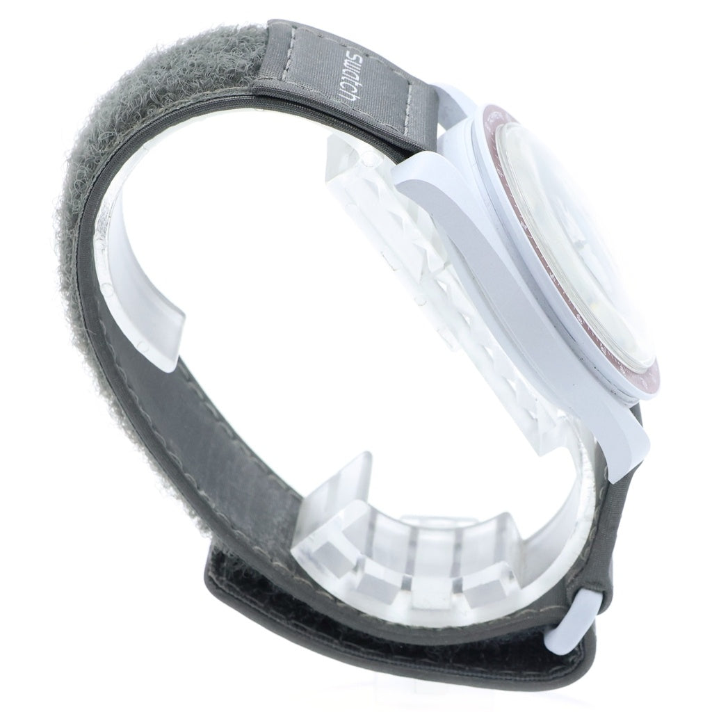 OMEGA(オメガ) ×SWATCH Mission to Pluto スウォッチ ミッション トゥ プルート グレー/ブラウン SO33M101