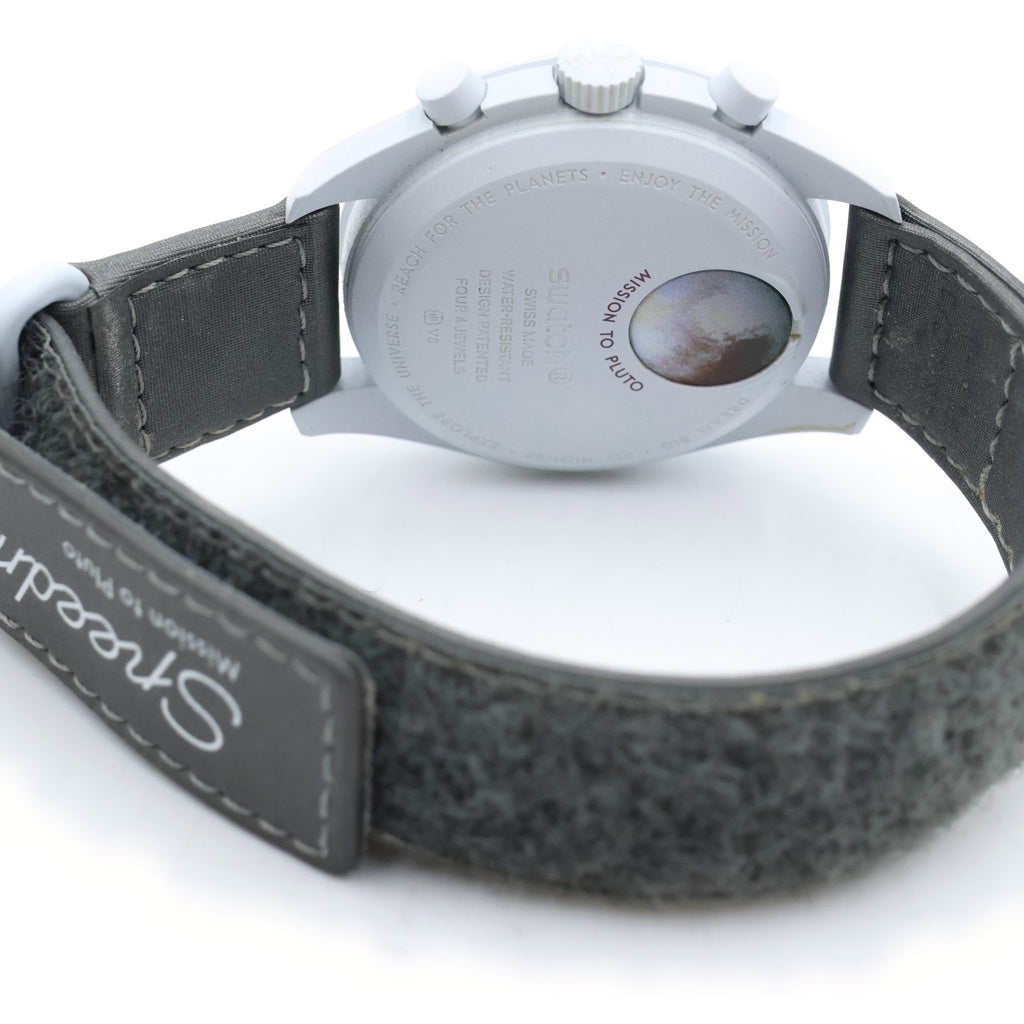 OMEGA(オメガ) ×SWATCH Mission to Pluto スウォッチ ミッション トゥ プルート グレー/ブラウン SO33M101