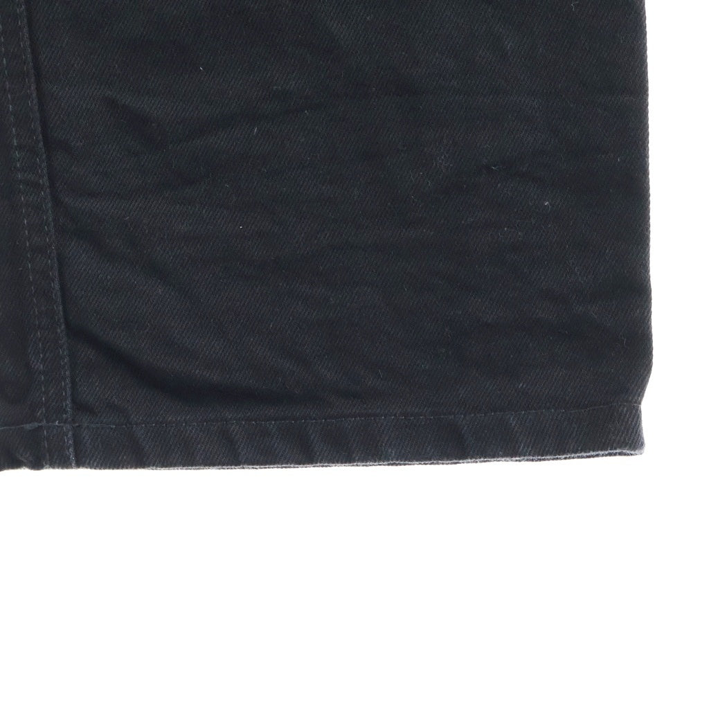 VTMNTS(ブイティーエムエヌティーエス) 23AW double waist straight jeans ダブルウエスト ストレートジーンズ デニム VL18PA450B ブラック