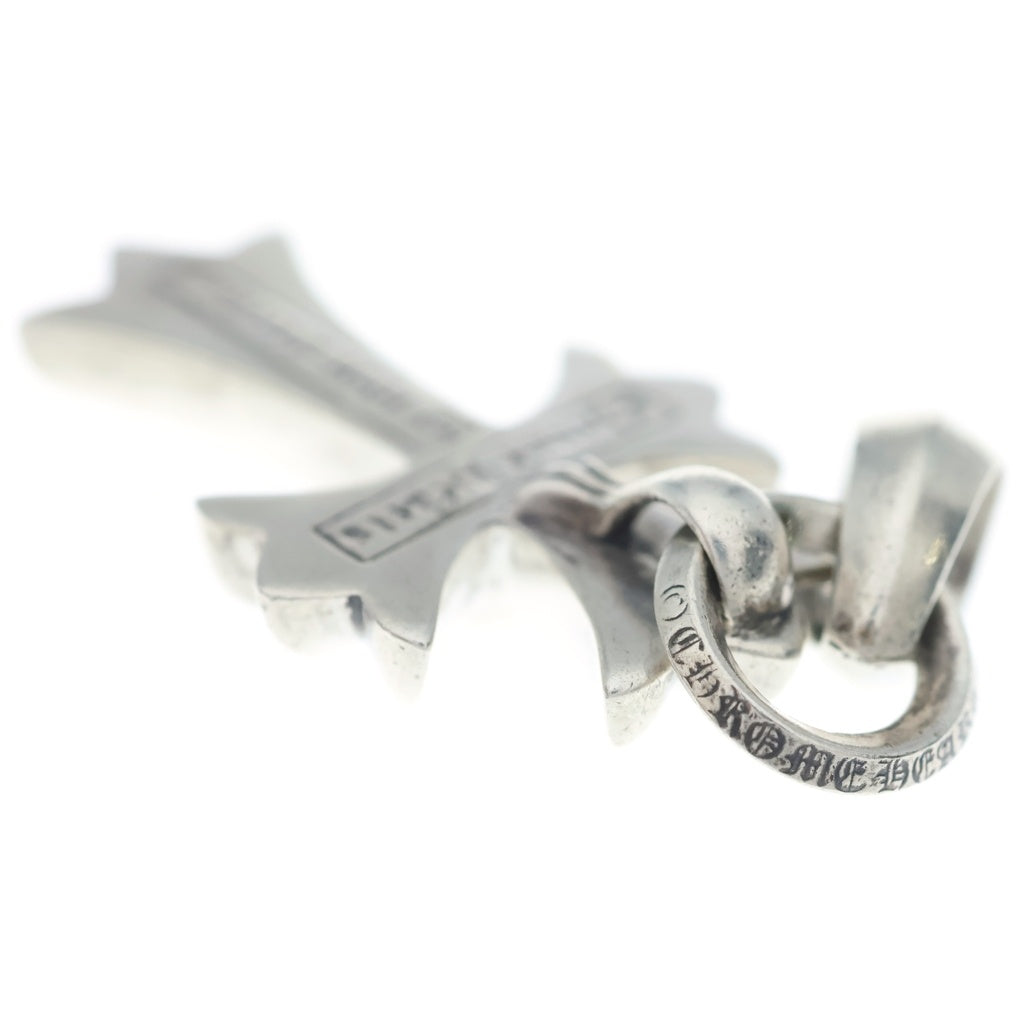 CHROME HEARTS(クロムハーツ) CH CRS SML W/BALE Wベイル スモールCHクロス ペンダントトップ シルバー BCA218