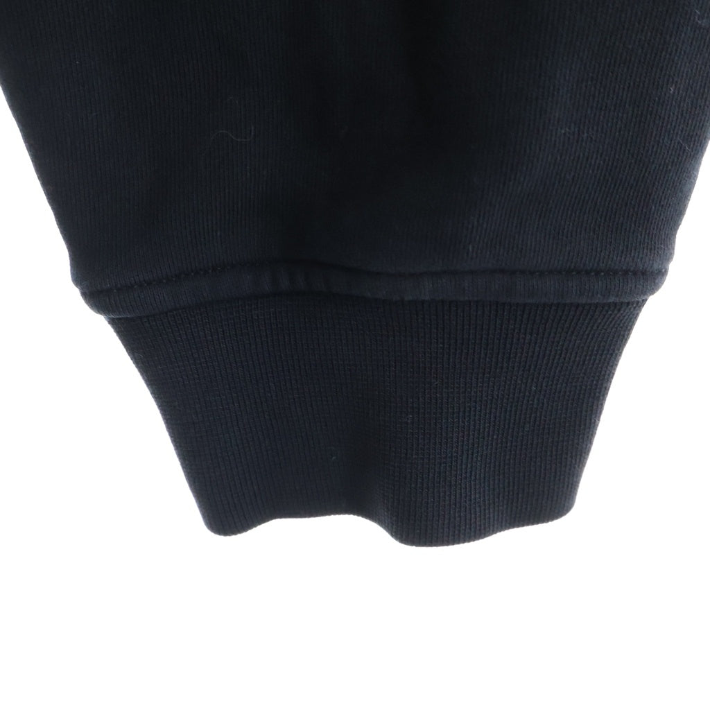 STONE ISLAND(ストーンアイランド) COTTON FLEECE アームポケット コットンクルーネック長袖スウェットトレーナー ブラック K1S156100003S0123