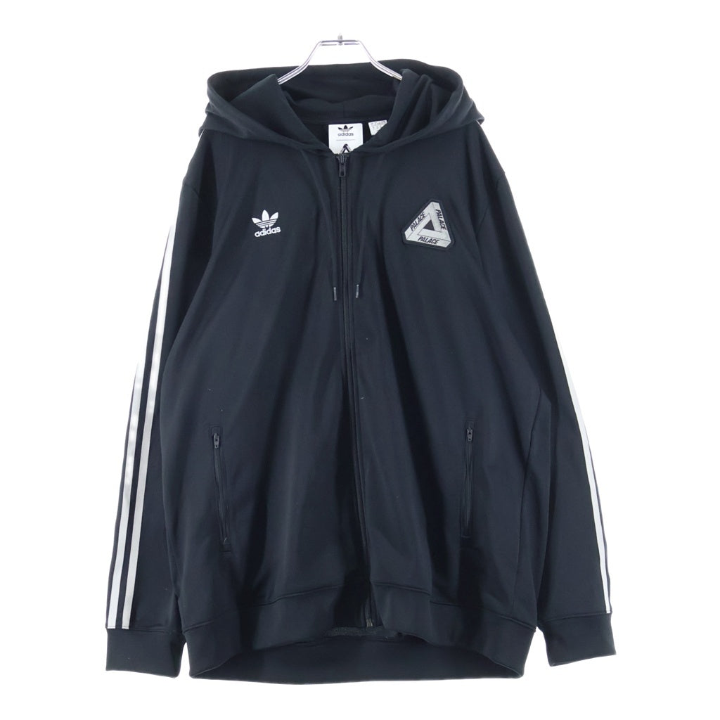 Palace Skateboards(パレススケートボーズ) 23SS ×adidas Hooded Firebird Track Top IJ9803 アディダス フーデッド ファイアバード トラックジャケット ジップアパーカー ブラック