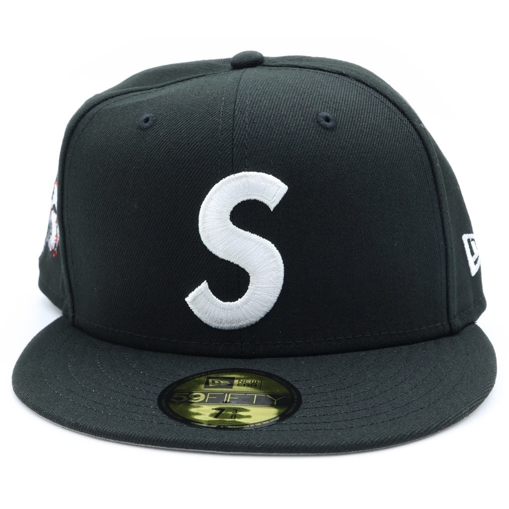 SUPREME(シュプリーム) 24AW ×NEW ERA Screw Ball S Logo Cap ニューエラ Sロゴ スクリュー ベースボールキャップ 帽子 ブラック