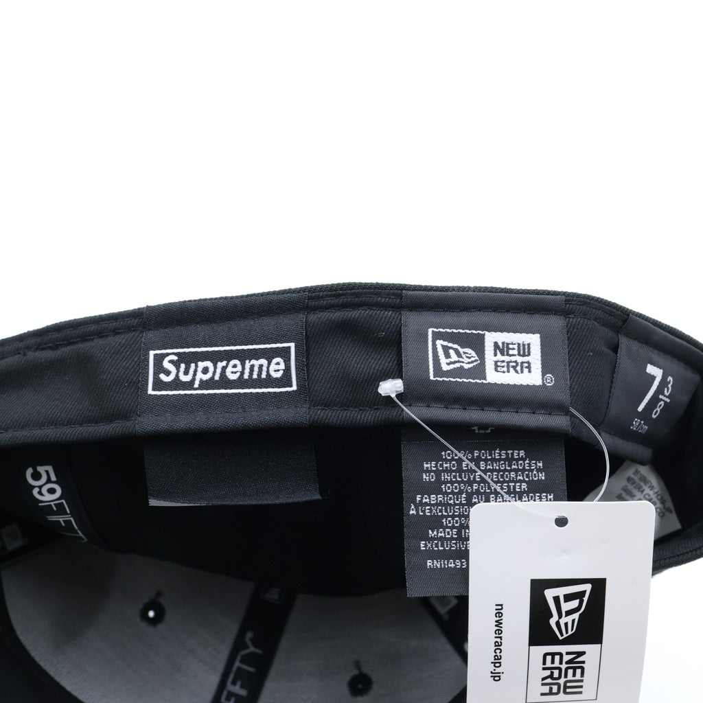 SUPREME(シュプリーム) 24AW ×NEW ERA Screw Ball S Logo Cap ニューエラ Sロゴ スクリュー ベースボールキャップ 帽子 ブラック