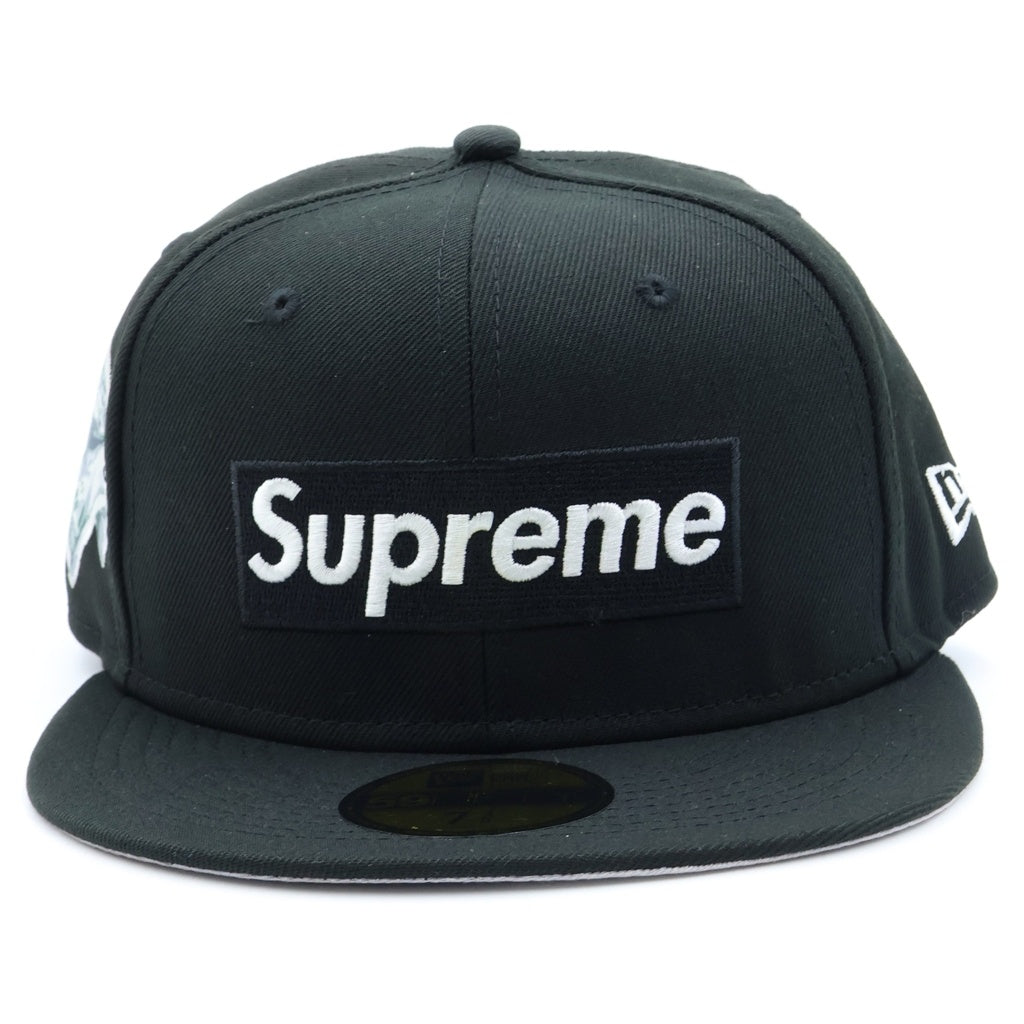 SUPREME(シュプリーム) 22AW ×NEW ERA Money Box Logo Cap ニューエラ マネー ボックスロゴ ベースボールキャップ 帽子 ブラック