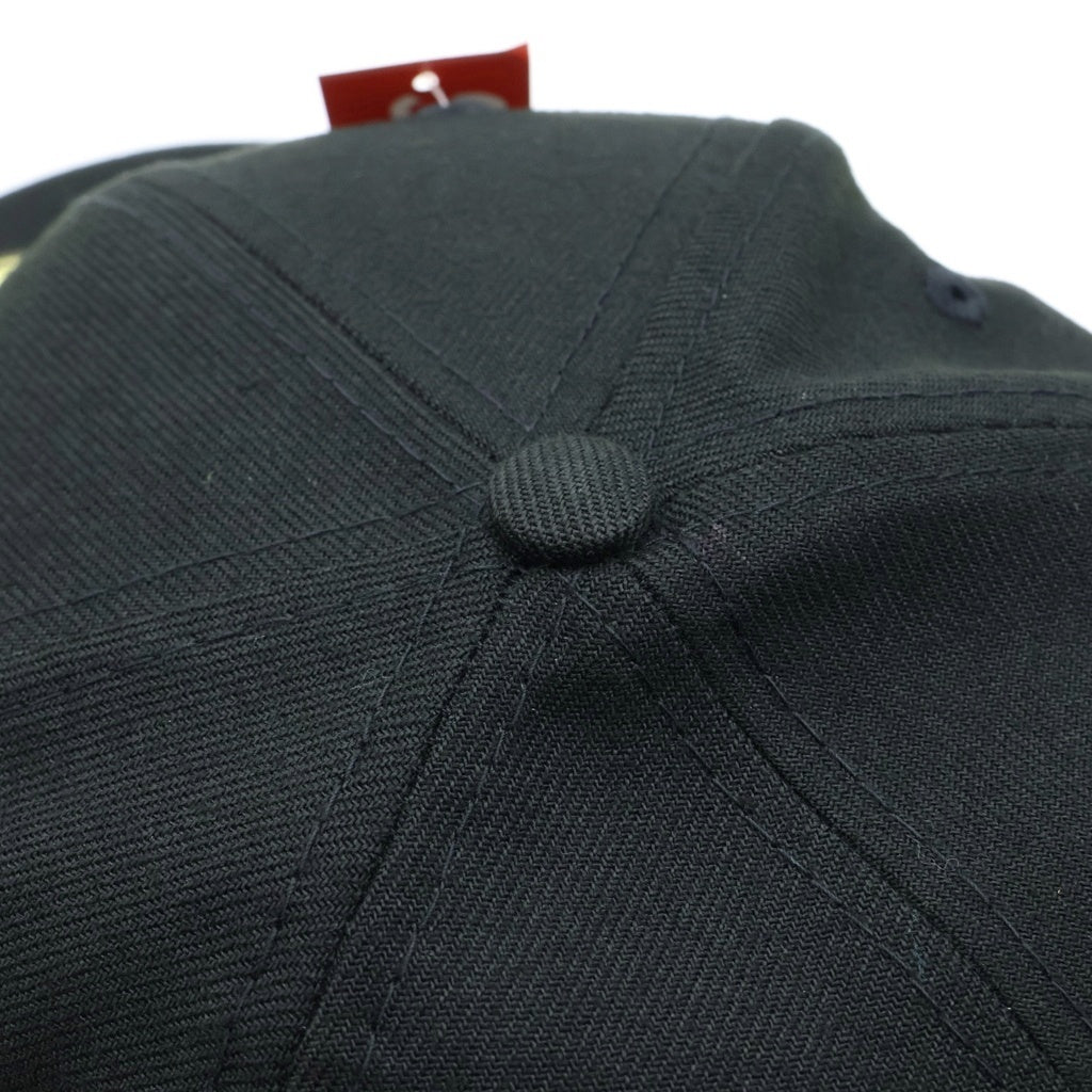 SUPREME(シュプリーム) 21AW ×NEW ERA No Comp Box Logo Cap ニューエラ ノーコンプ ボックスロゴ ベースボールキャップ 帽子 ブラック