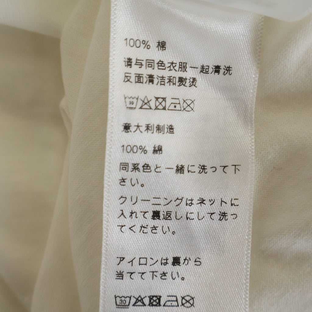CELINE(セリーヌ) トリオンフ ロゴプリント クルーネック半袖Tシャツカットソー ホワイト RX0BO671Q 01OB