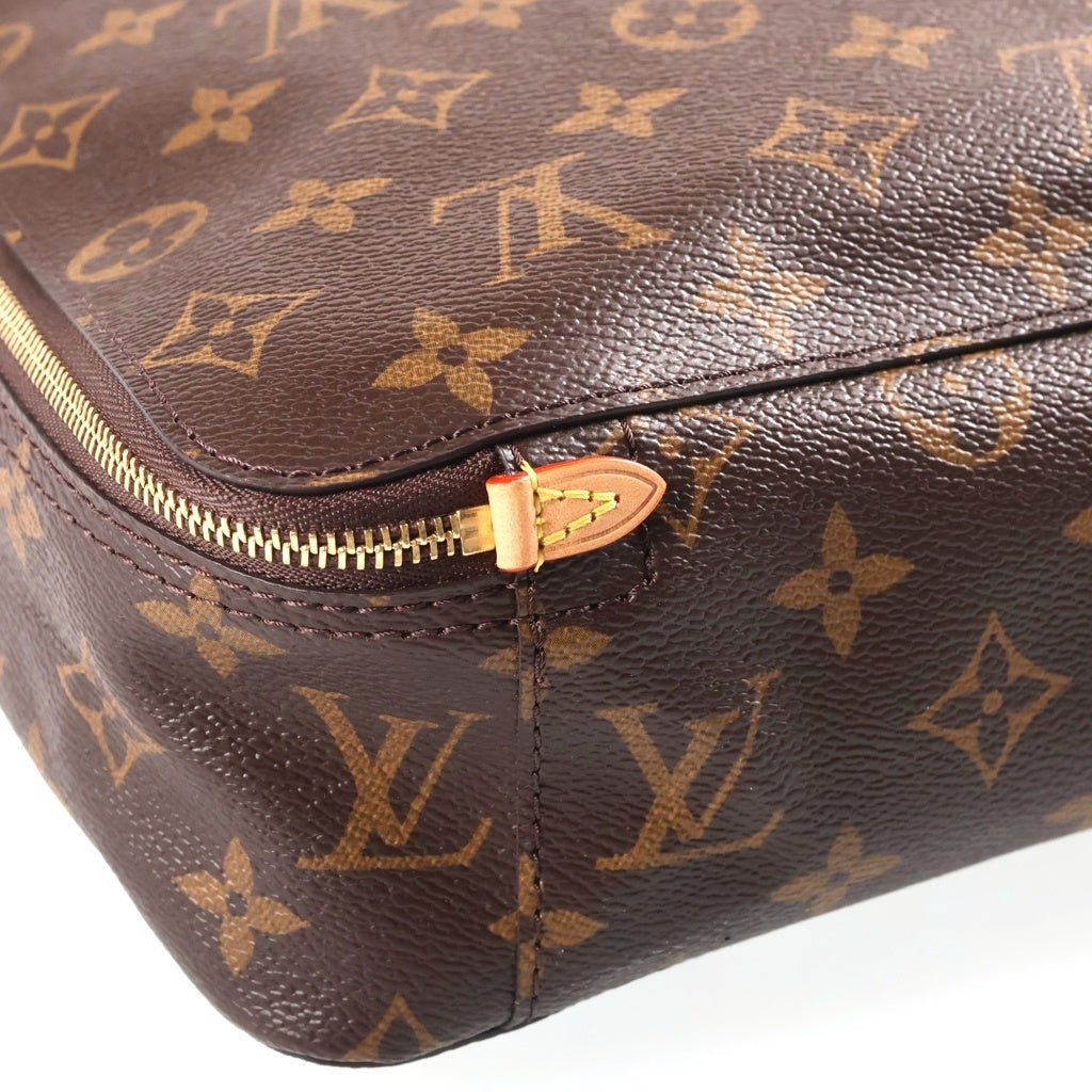 LOUIS VUITTON(ルイヴィトン) モノグラム キューブ・ドゥ・ランジュモン GM ブラウン M43690