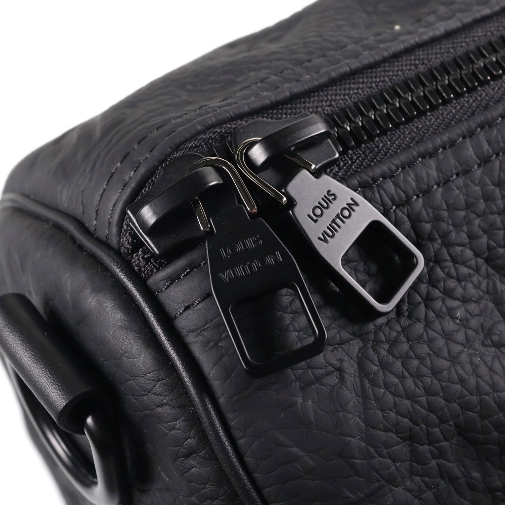 LOUIS VUITTON(ルイヴィトン) モノグラム・トリヨン キーポル・バンドリエール 35 2WAYバッグ ミニボストン ブラック M22765 レディース