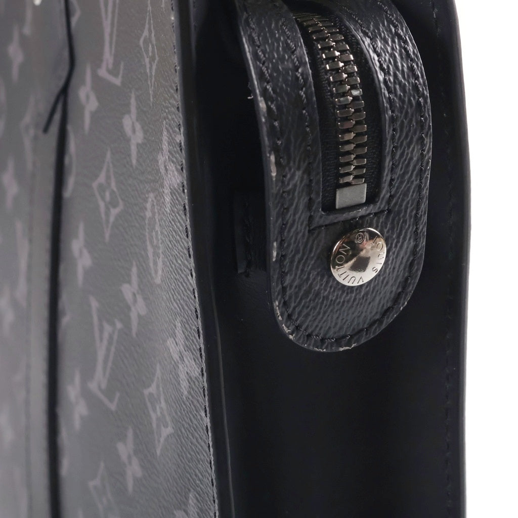 LOUIS VUITTON(ルイヴィトン) モノグラムエクリプス サックプラ・ホリゾンタル ジップ 2WAYバッグ ビジネスバッグ ブラック M11742 レディース