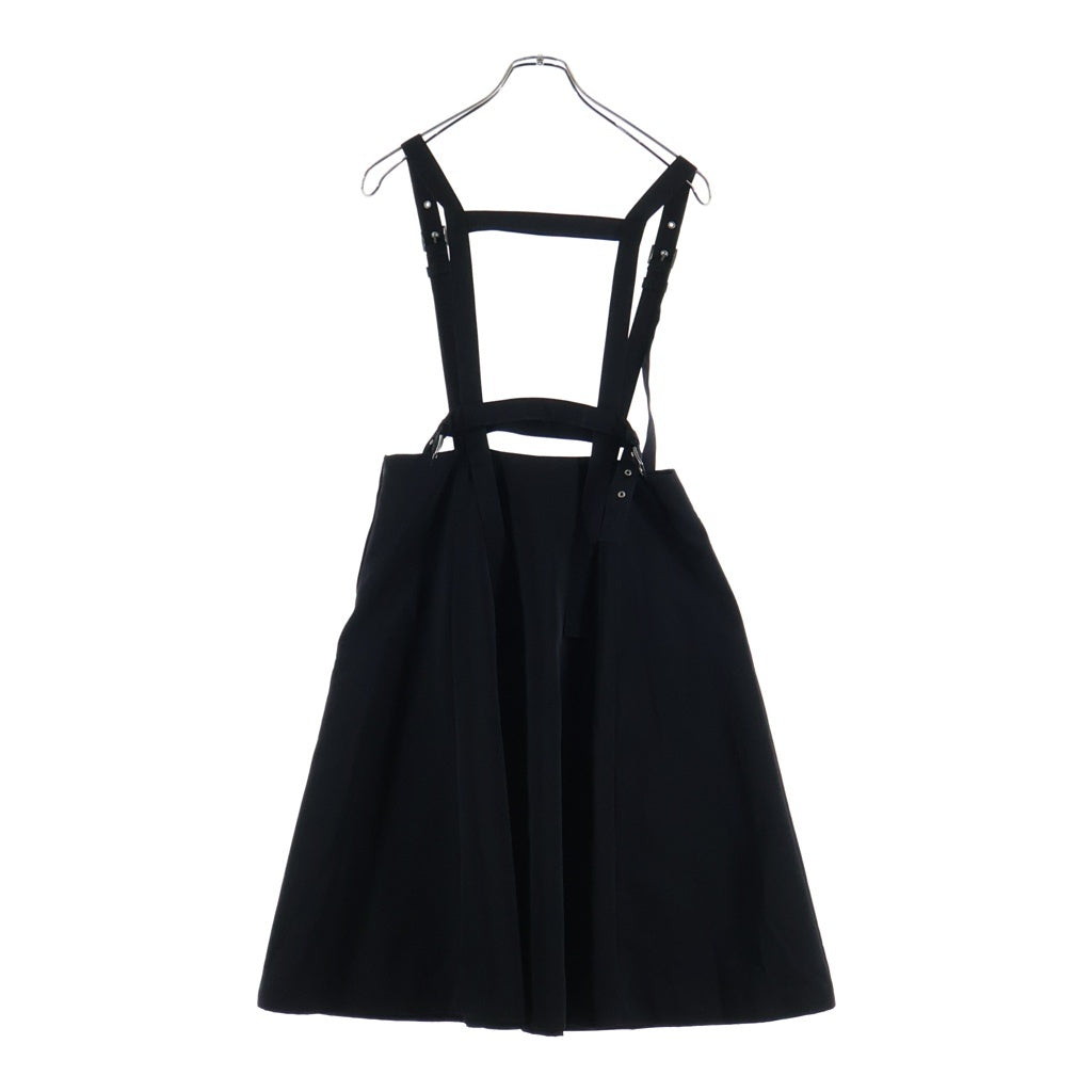 NOIR KEI NINOMIYA(ノワール ケイニノミヤ) オーバーオールスカート サスペンダーレディース ブラック 3A-A004