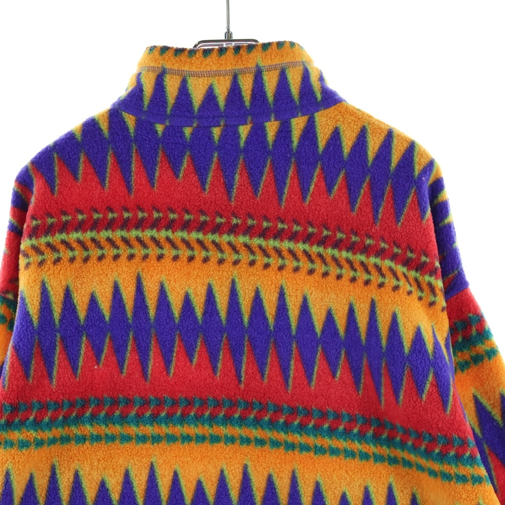 PATAGONIA(パタゴニア) 90S VINTAGE SYNCHILLA Snap-T ヴィンテージ ミネハハ柄 シンチラ スナップT プルオーバーフリースジャケット マルチカラー