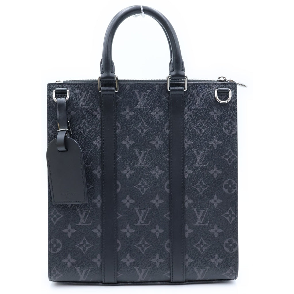 LOUIS VUITTON(ルイヴィトン) モノグラム エクリプス サック プラ クロス ハンドトートバッグ 2WAY ショルダーバッグ ブラック M46098 レディース