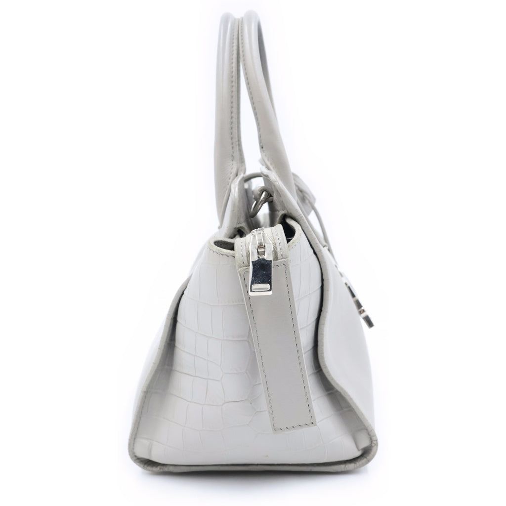 SAINT LAURENT PARIS(サンローランパリ) ベイビー ダウンタウン カバス ハンドバッグ 2WAY ショルダーバッグ グレー 436834 レディース