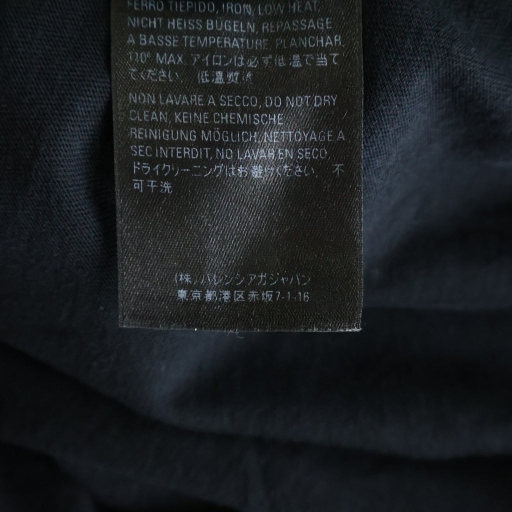 BALENCIAGA(バレンシアガ) 17AW CAMPAIGN LOGO TEE キャンペーンロゴプリント クルーネック半袖Tシャツカットソー ブラック 556150 TAV44