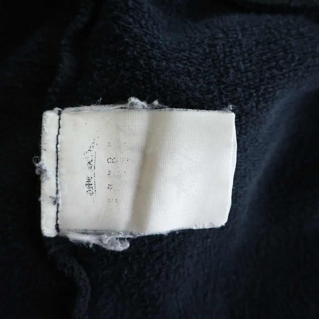 CHROME HEARTS(クロムハーツ) SWTSHRT HD PLVR バック スクロールラベル アームロゴプリント プルオーバー長袖スウェットパーカー フーディー ブラック