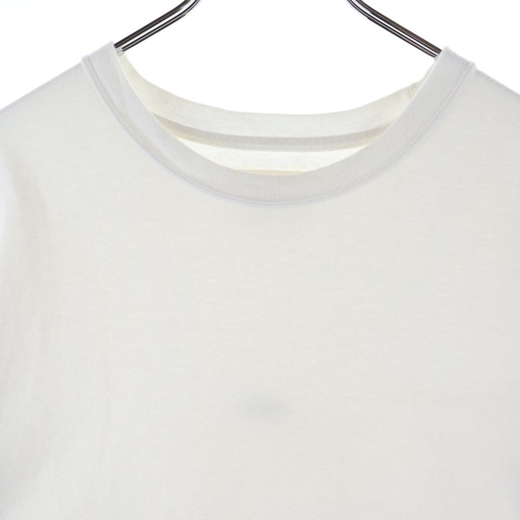 WTAPS(ダブルタップス) 25AW SIGN-YD SS COTTON T-SHIRT 252ATDT-CSM08 両面ワンポイントロゴ刺繍 クルーネック半袖Tシャツカットソー ホワイト