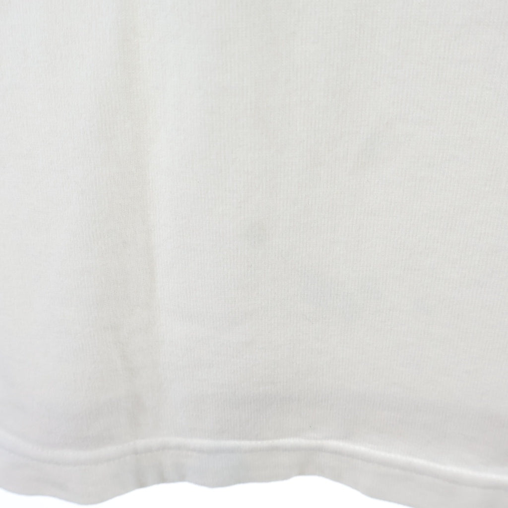 WTAPS(ダブルタップス) 25AW SIGN-YD SS COTTON T-SHIRT 252ATDT-CSM08 両面ワンポイントロゴ刺繍 クルーネック半袖Tシャツカットソー ホワイト