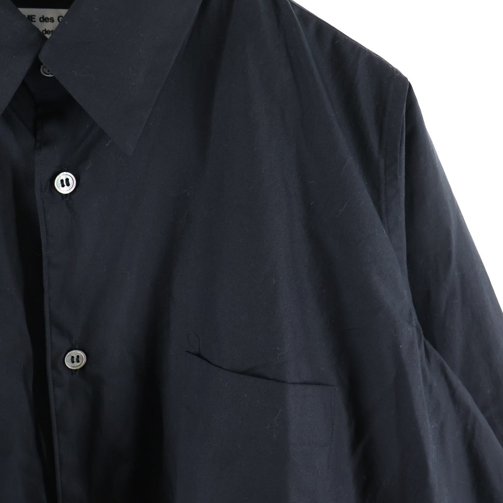 COMME des GARCONS COMME des GARCONS(コムデギャルソンコムデギャルソン) 26AW リボンボウ ピーターパンカラーブラウス 長袖シャツ ブラック レディース RR-B002