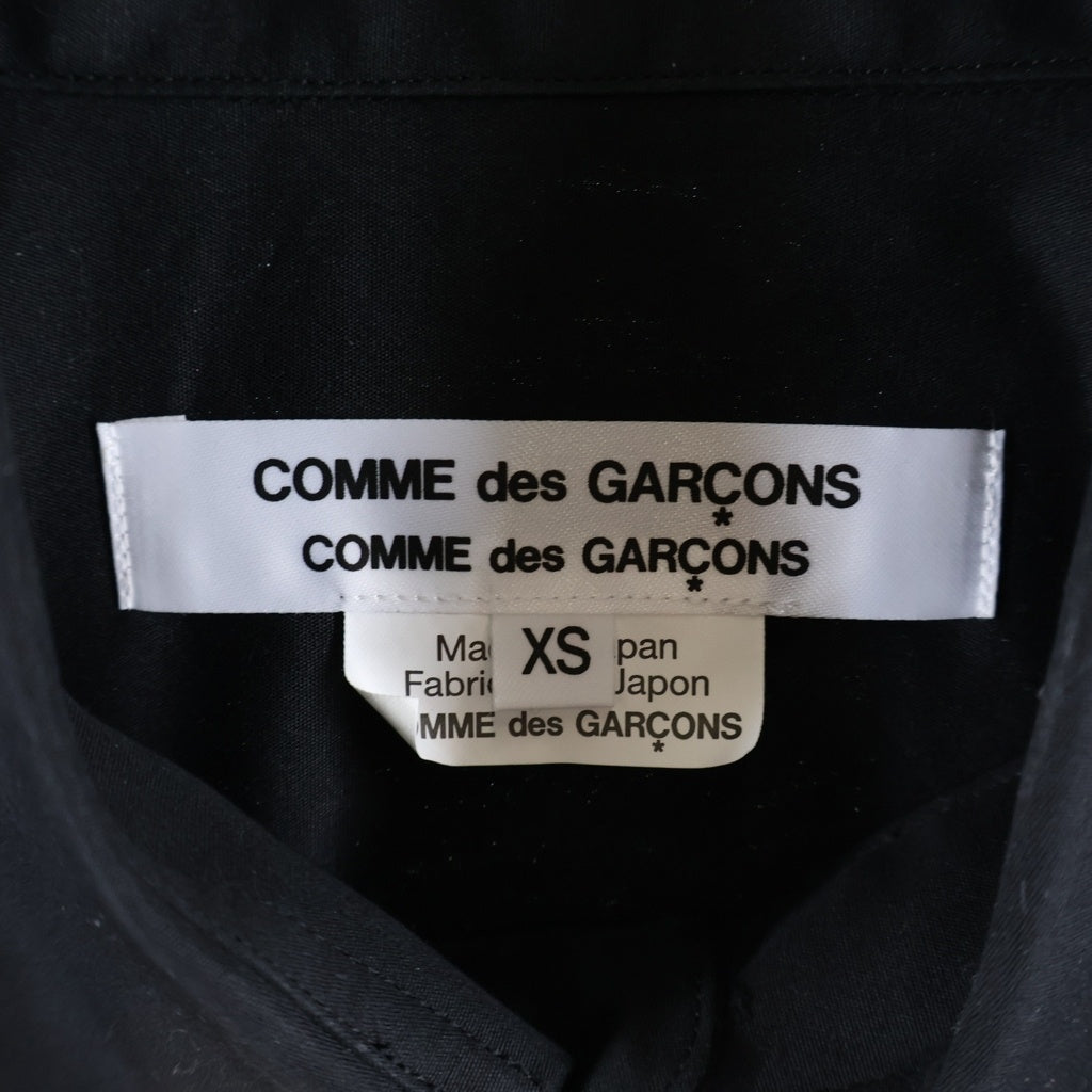 COMME des GARCONS COMME des GARCONS(コムデギャルソンコムデギャルソン) 26AW リボンボウ ピーターパンカラーブラウス 長袖シャツ ブラック レディース RR-B002