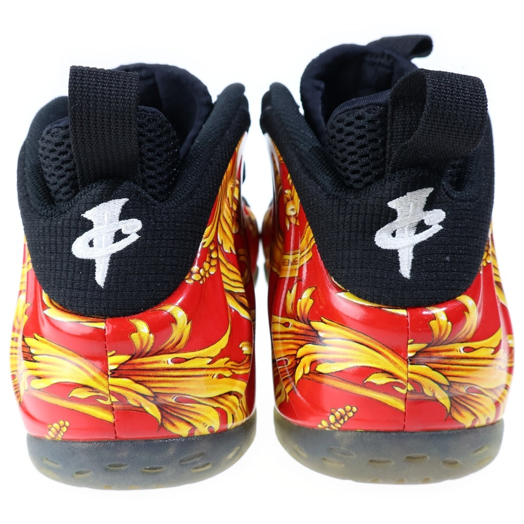 NIKE(ナイキ) 【観賞用 2014年製】 14SS×Supreme AIR FOAMPOSITE 1 シュプリーム エアフォームポジット ミッドカットスニーカー シューズ 652792-600 レッド