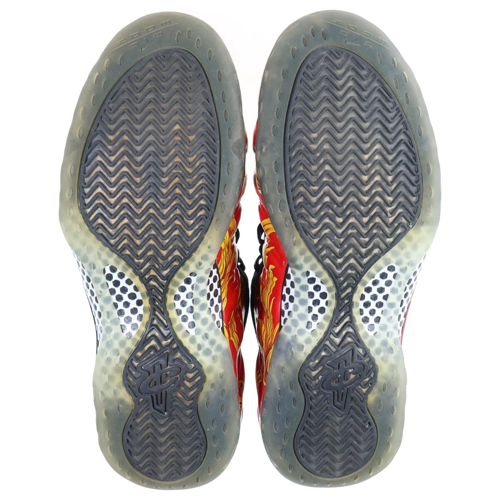 NIKE(ナイキ) 【観賞用 2014年製】 14SS×Supreme AIR FOAMPOSITE 1 シュプリーム エアフォームポジット ミッドカットスニーカー シューズ 652792-600 レッド