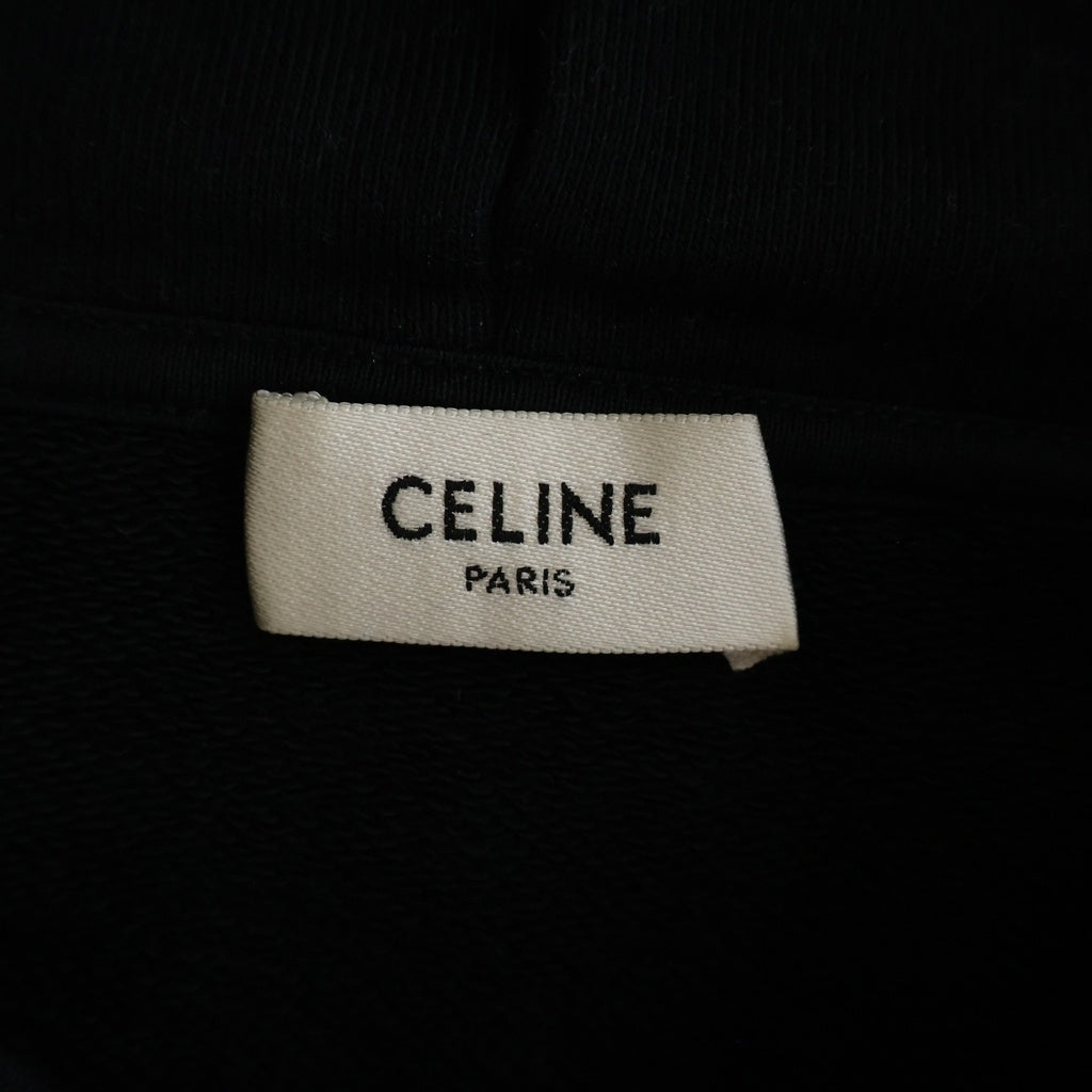 CELINE(セリーヌ) ルーズ フーディ プルオーバー スウェットパーカー ブラック 2Y468670Q.38NO