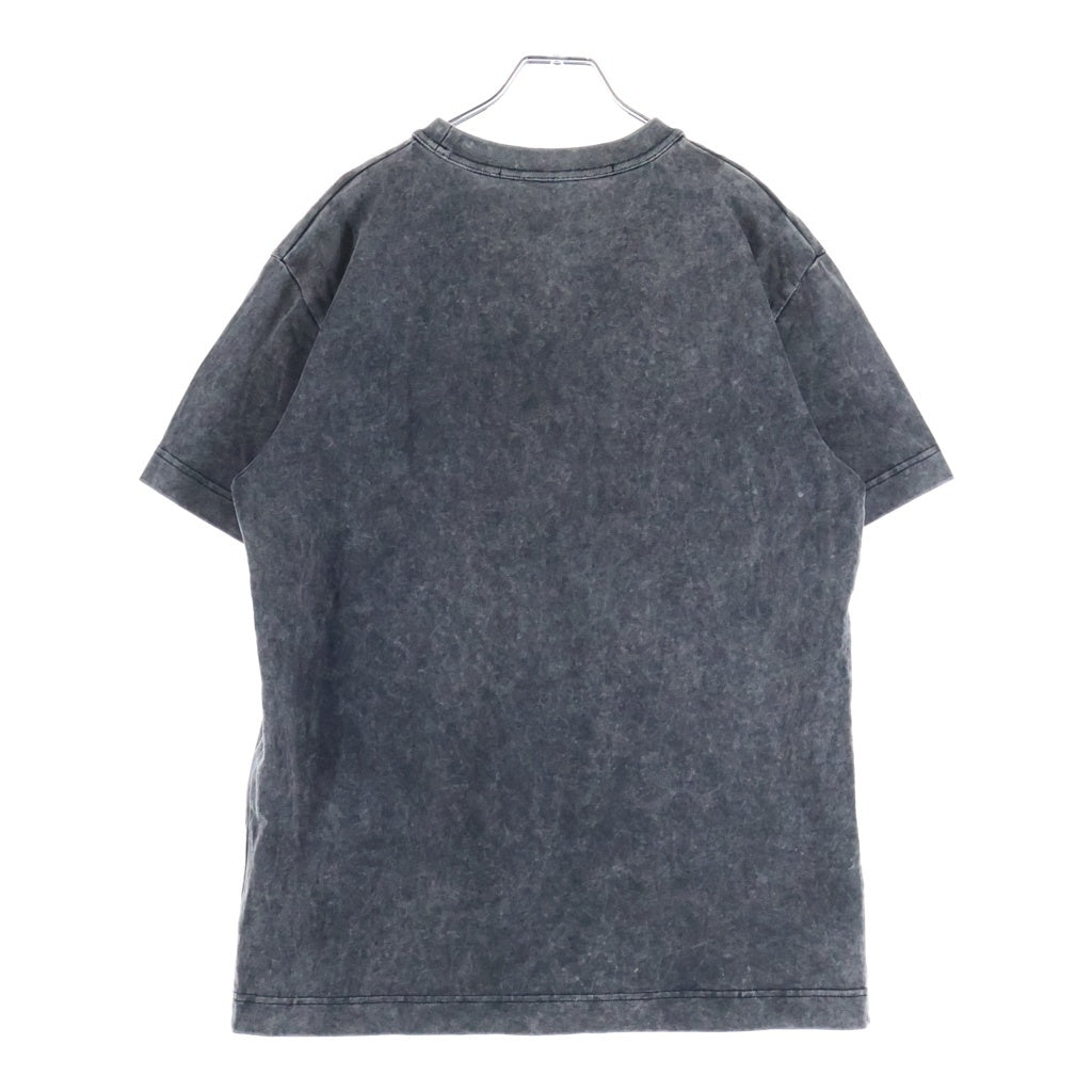ALEXANDER WANG(アレキサンダーワン) Chrome Graphic T-Shirt クローム グラフィック ウォッシュド加工 クルーネック半袖Tシャツカットソー グレー UCC3221542