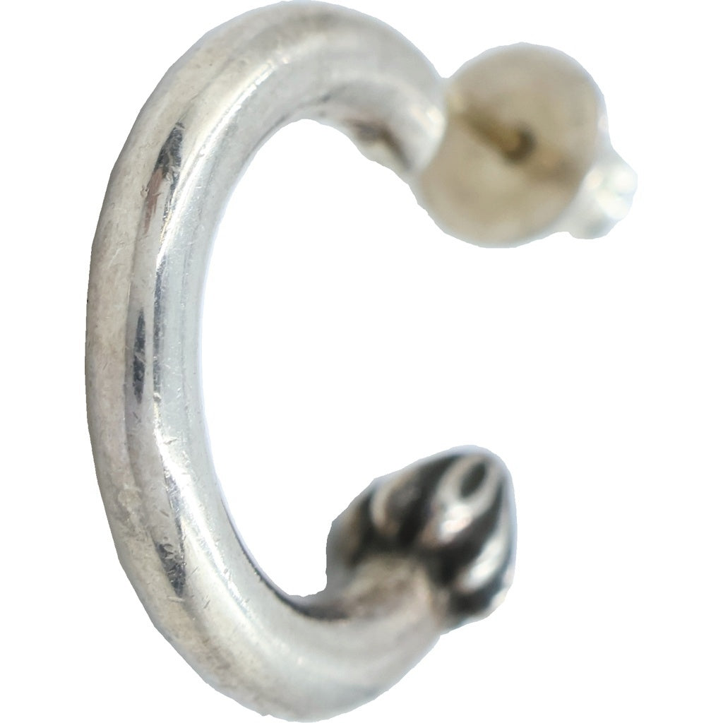 CHROME HEARTS(クロムハーツ) HOOP PLAIN プレーン フープピアス シルバー BCA101