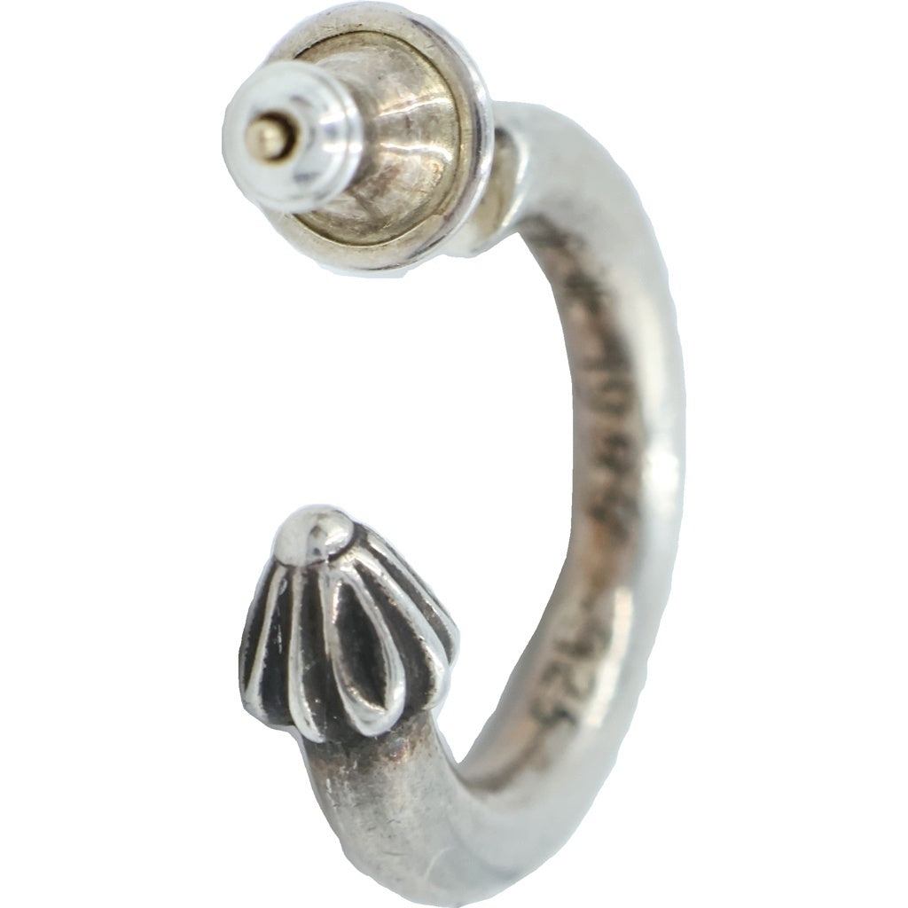 CHROME HEARTS(クロムハーツ) HOOP PLAIN プレーン フープピアス シルバー BCA101