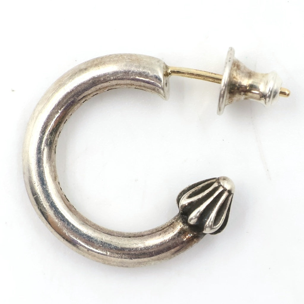 CHROME HEARTS(クロムハーツ) HOOP PLAIN プレーン フープピアス シルバー BCA101