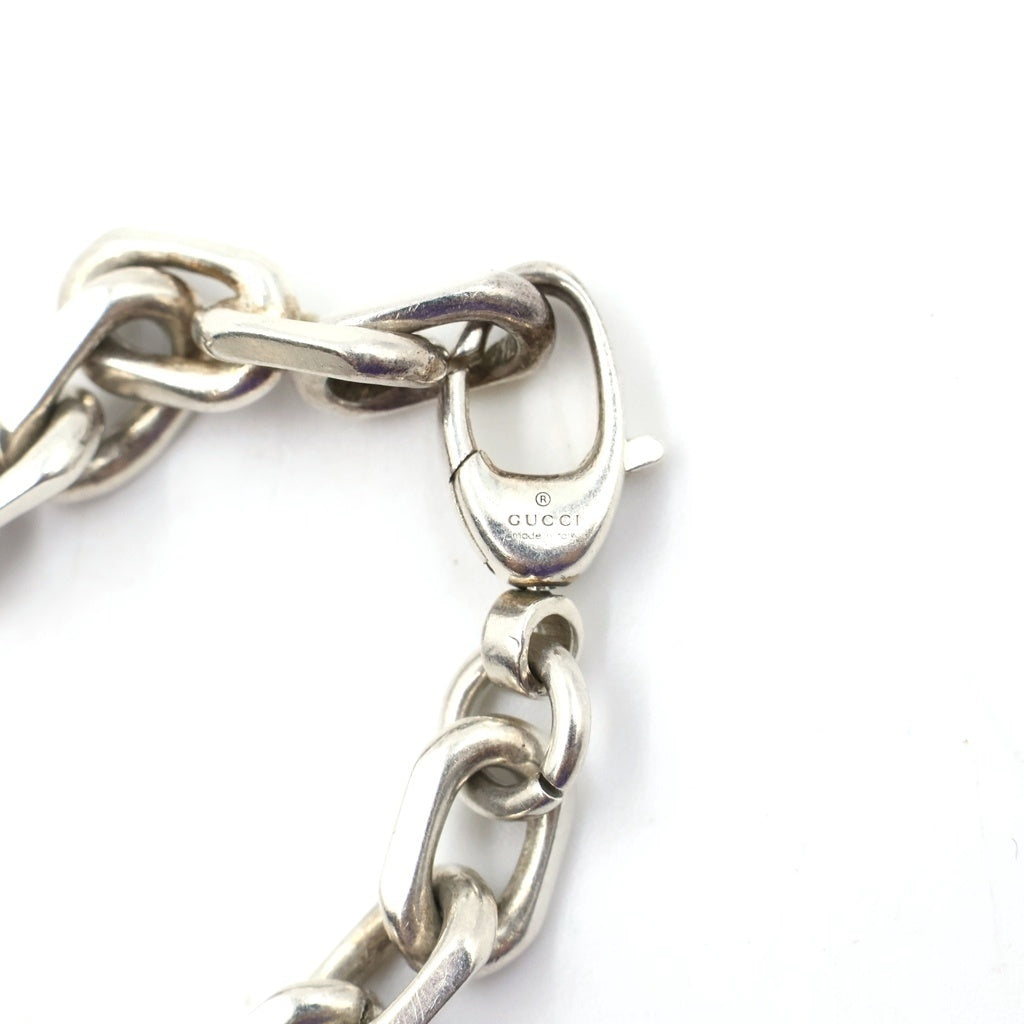 GUCCI(グッチ) SILVER925 インターロッキングG チェーン ブレスレット シルバー レディース