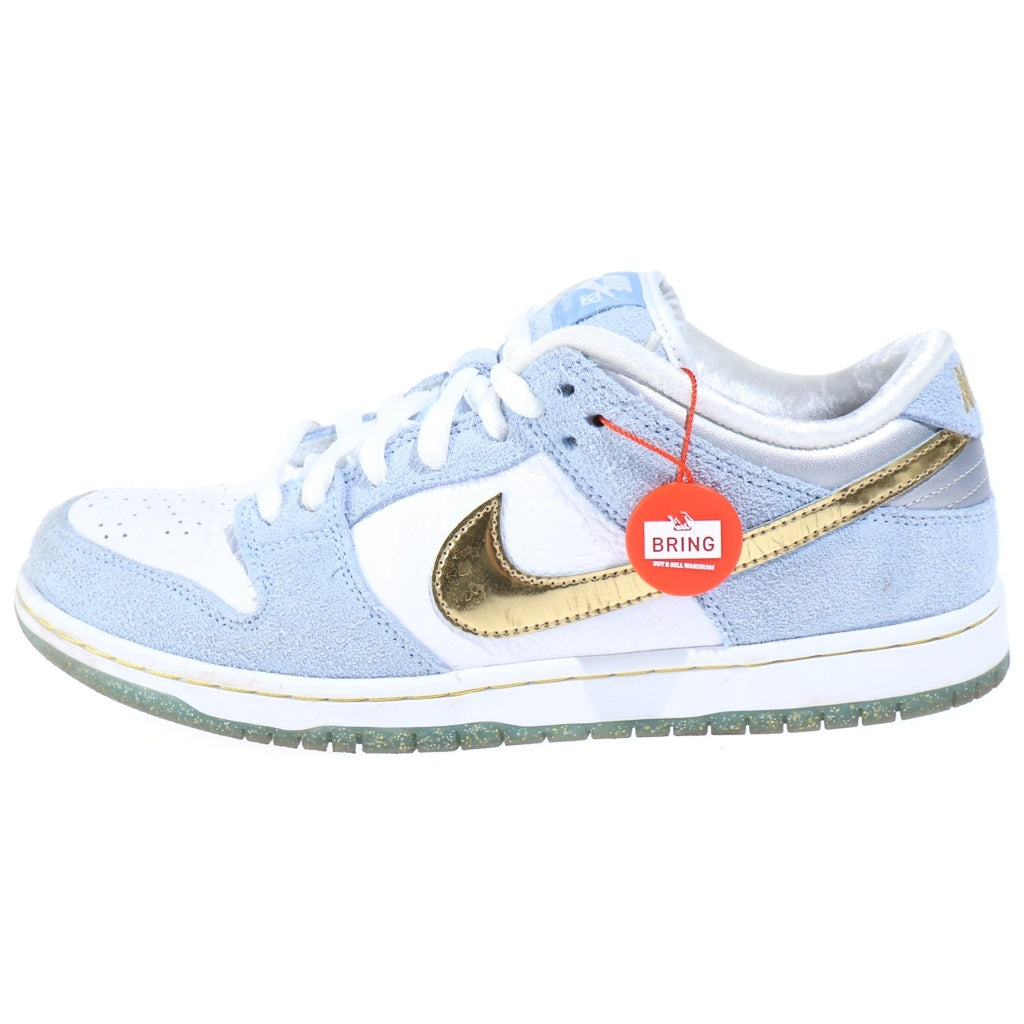 NIKE(ナイキ) ×Sean Cliver SB Dunk Low Holiday Special DC9936-100 ショーン クライヴァー エスビー ダンク ホリデー スペシャル ローカットスニーカー ホワイト/ブルー US9.5/27.5cm