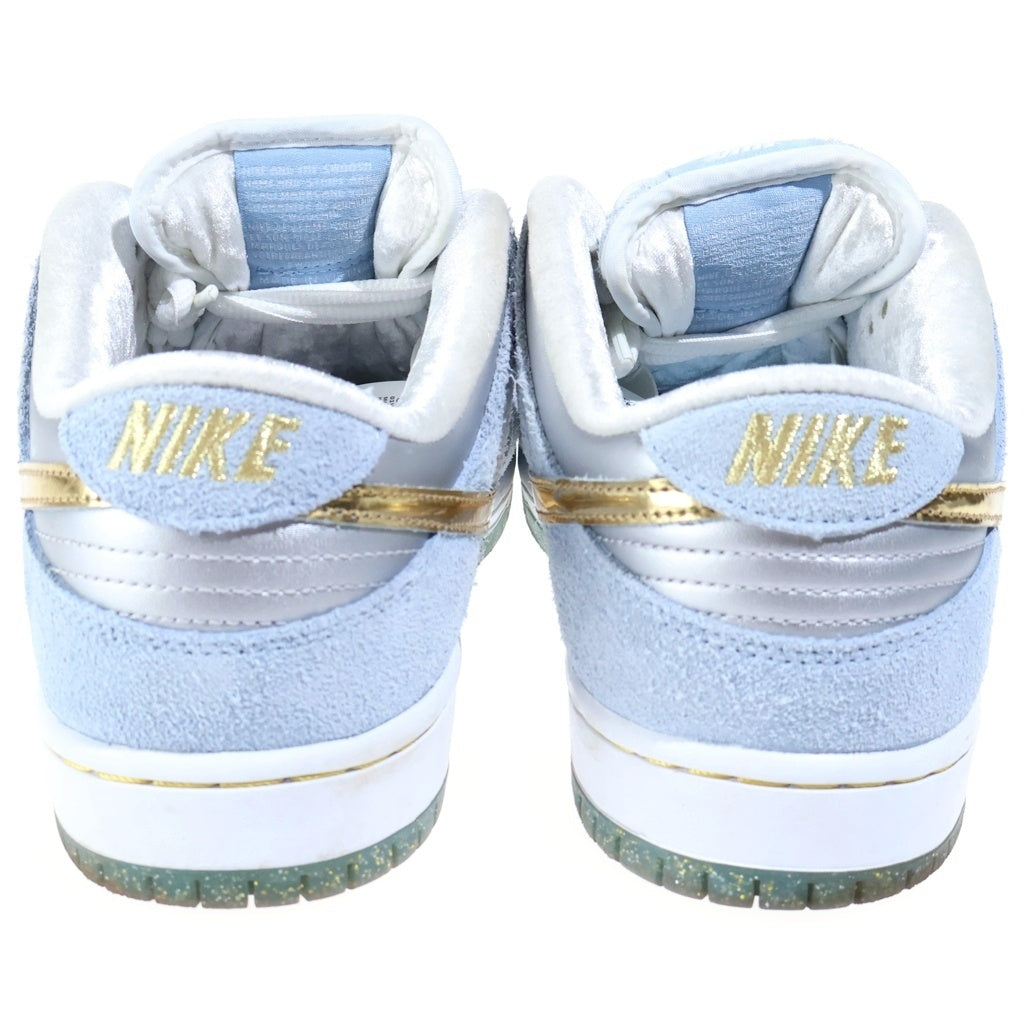 NIKE(ナイキ) ×Sean Cliver SB Dunk Low Holiday Special DC9936-100 ショーン クライヴァー エスビー ダンク ホリデー スペシャル ローカットスニーカー ホワイト/ブルー US9.5/27.5cm