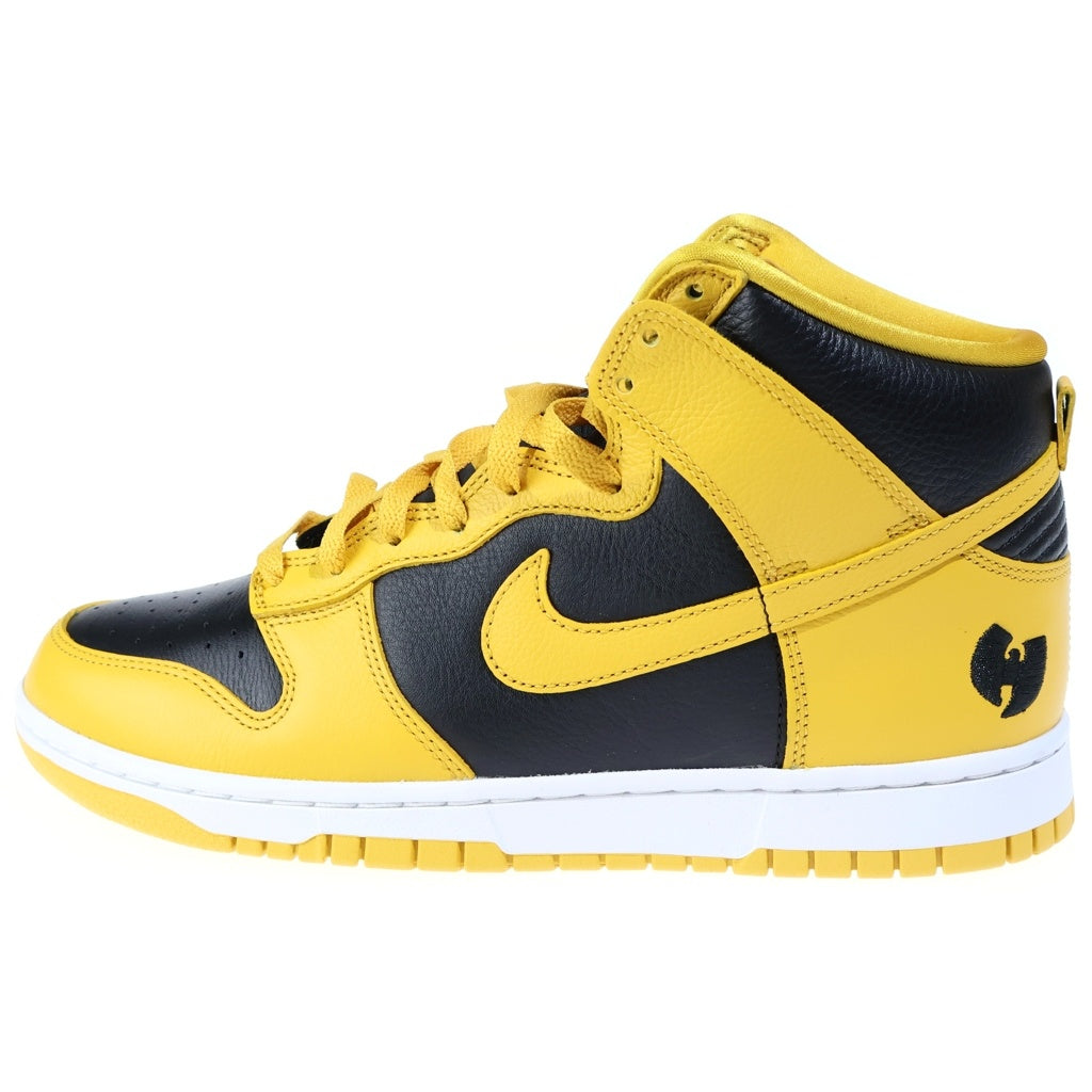 NIKE(ナイキ) ×WU-TANG CLAN DUNK HIGH RETRO PRM HJ4320-001 ウータンクラン ダンク レトロ ハイカットスニーカー イエロー/ブラック US9.5/27.5cm