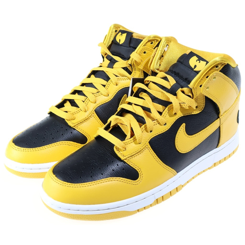 NIKE(ナイキ) ×WU-TANG CLAN DUNK HIGH RETRO PRM HJ4320-001 ウータンクラン ダンク レトロ ハイカットスニーカー イエロー/ブラック US9.5/27.5cm
