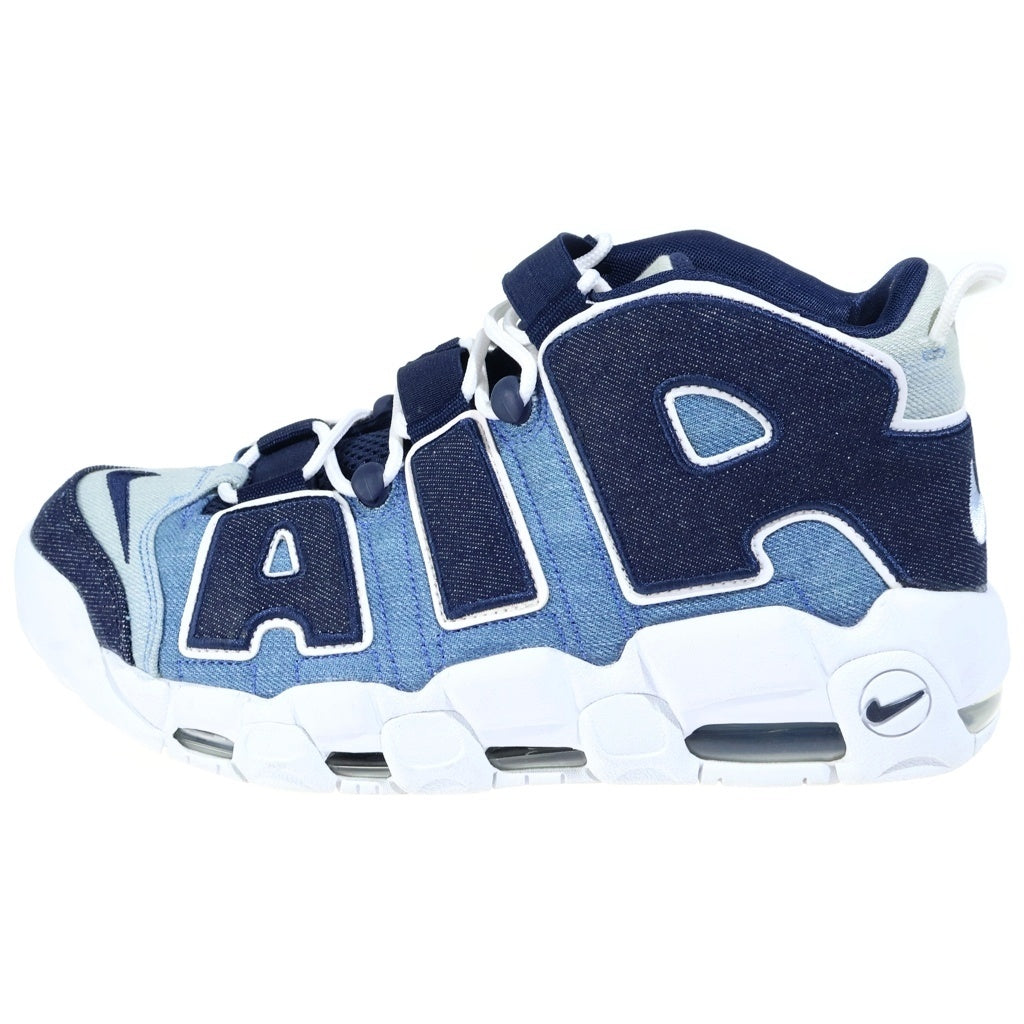 NIKE(ナイキ) Air More Uptempo Denim CJ6125-100 エアモアアップテンポ デニム ミッドカットスニーカー インディゴ US9.5/27.5cm
