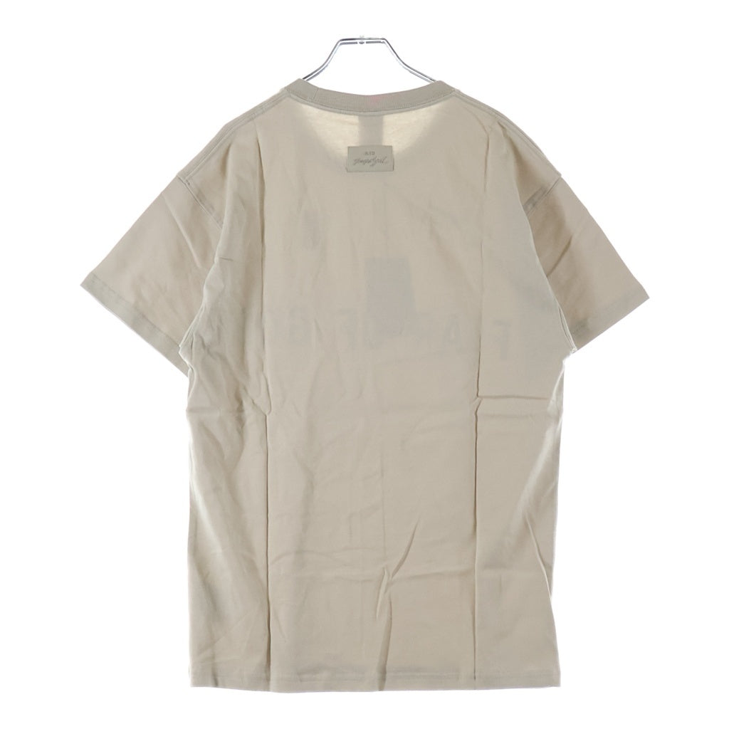 NIKE(ナイキ) 20AW ×FEAR OF GOD Warm Up Tee Oatmeal フィアオブゴッド オートミール ワームアップ フロントロゴプリント クルーネック半袖Tシャツカットソー グレー CU4699-140