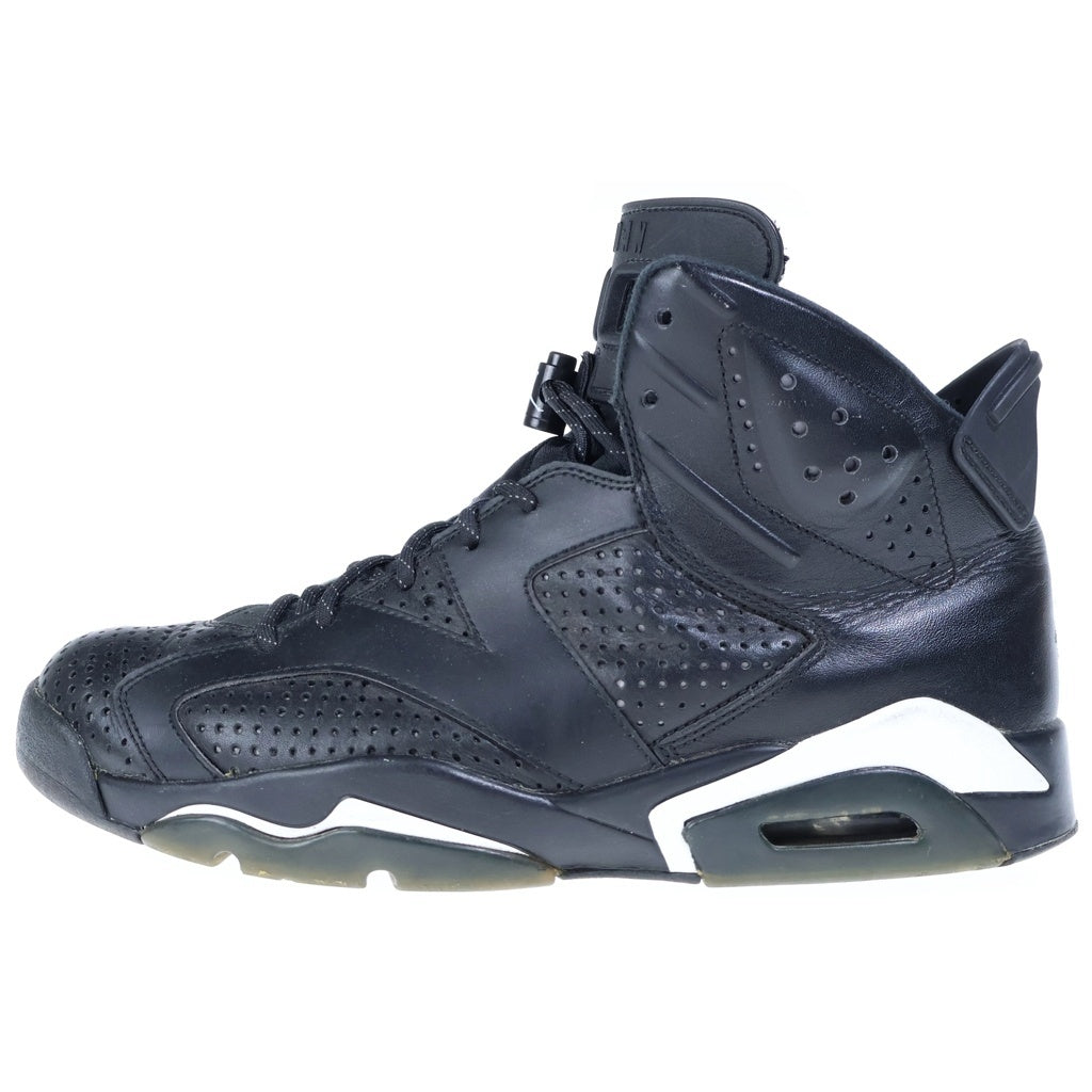 NIKE(ナイキ) 【観賞用 2016年製】 AIR JORDAN RETRO BLACK CAT 384664-020 エアジョーダン 6 レトロ キャット ハイカットスニーカー ブラック US9.5/27.5cm