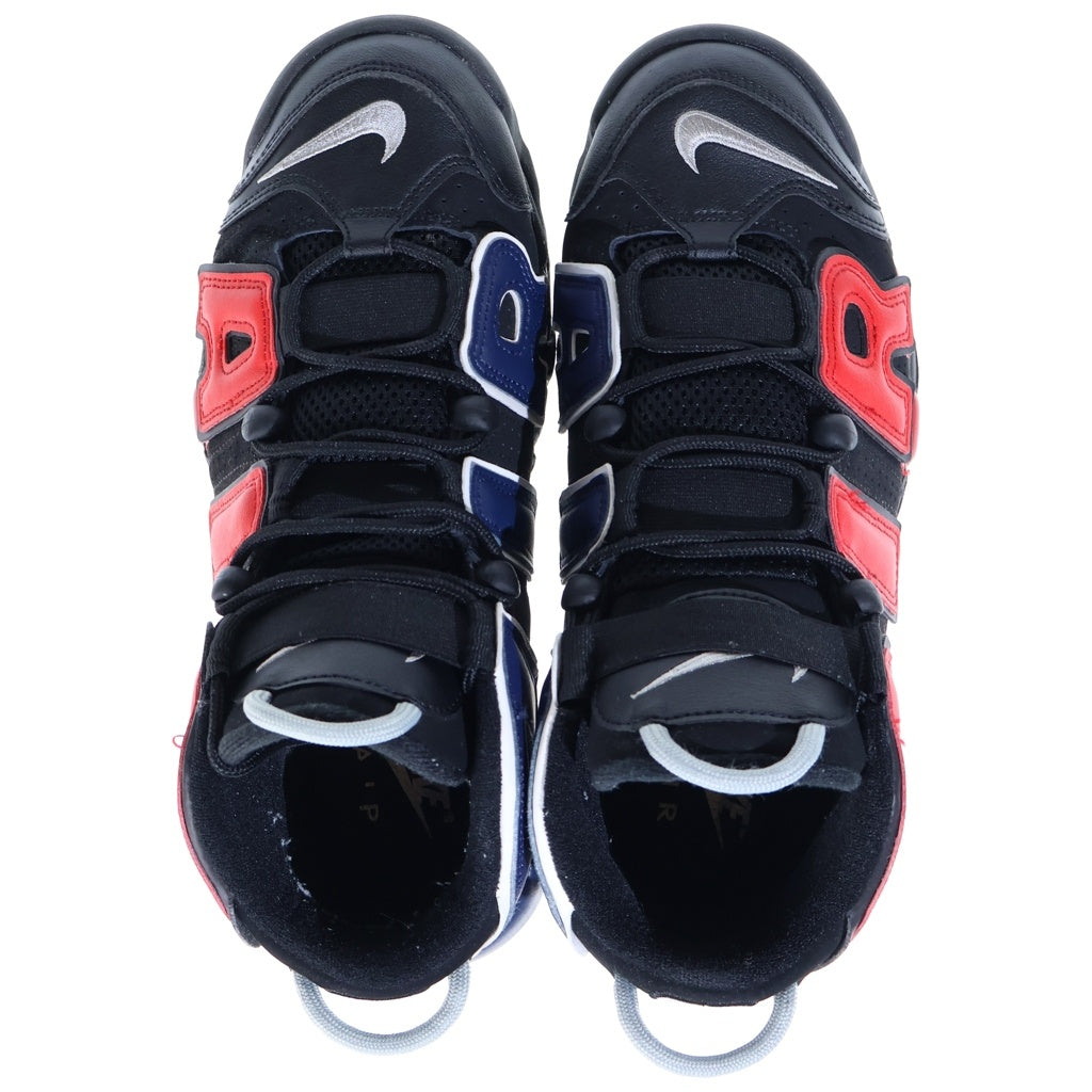 NIKE(ナイキ) AIR MORE UPTEMPO 96 DJ4400-001 エアモアアップテンポ ハイカットスニーカー ブラック/レッド US9.5/27.5cm