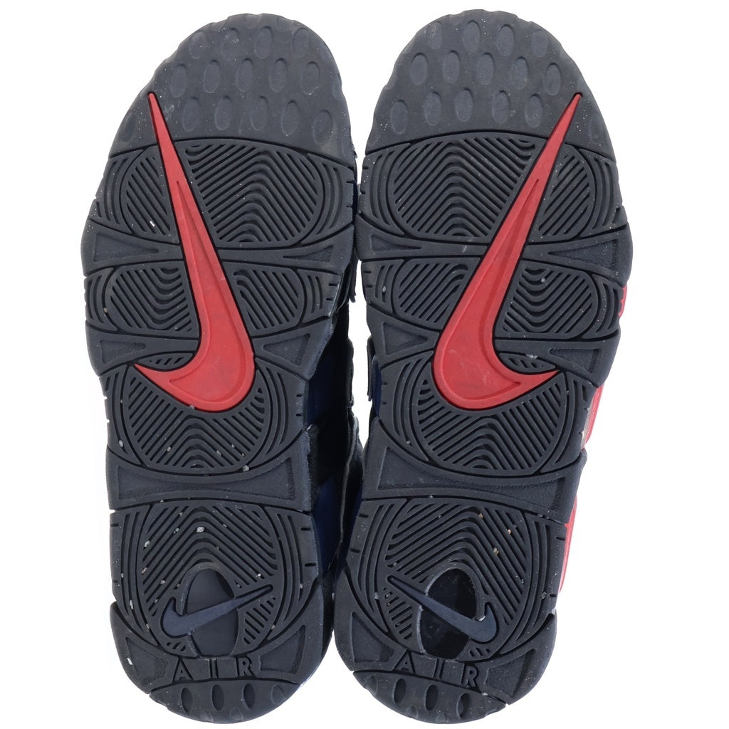 NIKE(ナイキ) AIR MORE UPTEMPO 96 DJ4400-001 エアモアアップテンポ ハイカットスニーカー ブラック/レッド US9.5/27.5cm